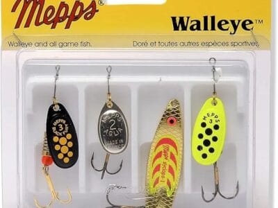 Mepps Walleye Assortment – Walleye Fishing Lures – 4pcs