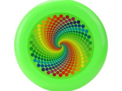Play Day 9″ Outdoor Flying Disc, Green, Lawn Toy, Children Ages 3+