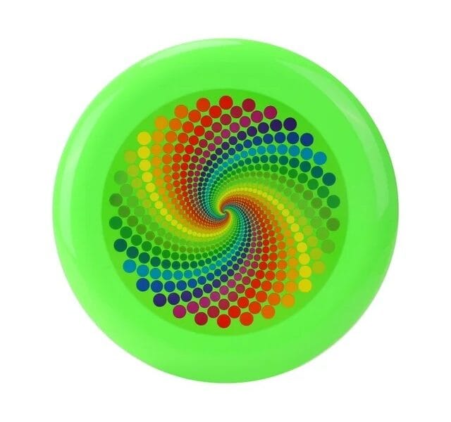 Play Day 9″ Outdoor Flying Disc, Green, Lawn Toy, Children Ages 3+