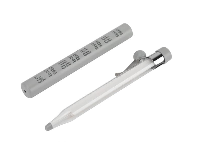 Mainstays ABS Food Cooking Dial Candy Thermometer, Clip Attachment with Red and Black Display