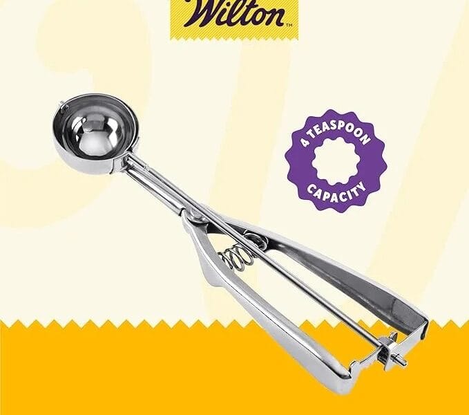 Wilton 417-1112 Stainless Steel Cookie Scoop, Silver