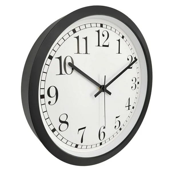Hometrends 14” Wall Clock, 14” diameter