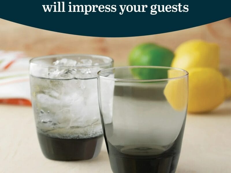 Libbey Durham Smoke Double Old Fashioned Glasses