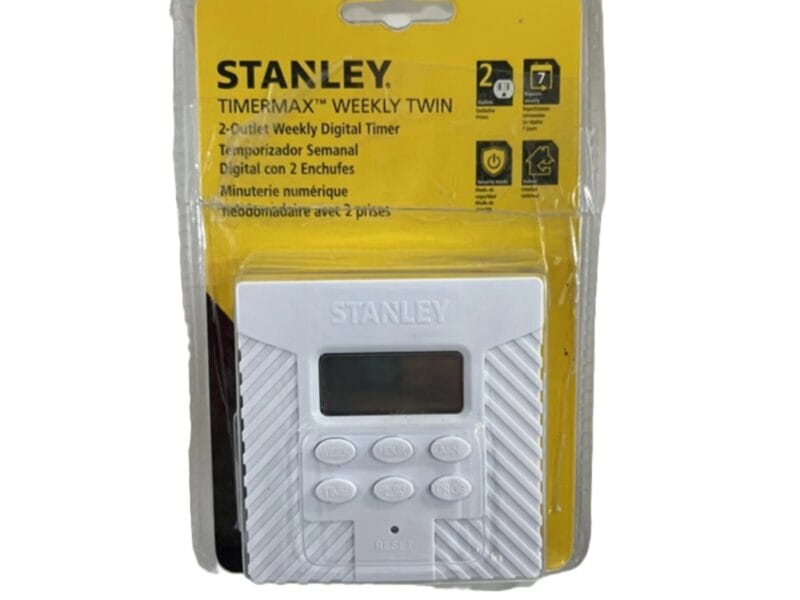 Stanley Timermax Programable Digital Indoor Weekly Timer