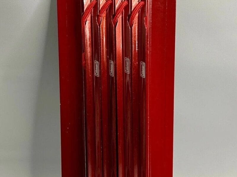 Coleman Accessories Tent Stakes 9 Inch Red Solid Aluminum Metal New