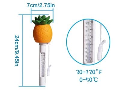 Mainstays Pineapple Pool Thermometer