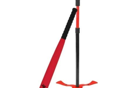 Future Stars Tee-Ball Combo Set with Height Adjustable Tee, 24″ Foam Bat and Foam Baseball – 3+, 3pc Set