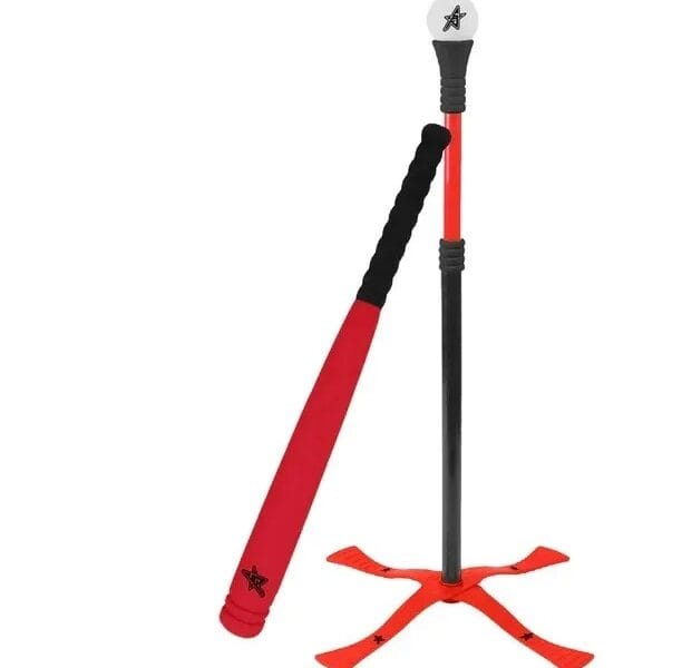 Future Stars Tee-Ball Combo Set with Height Adjustable Tee, 24″ Foam Bat and Foam Baseball – 3+, 3pc Set