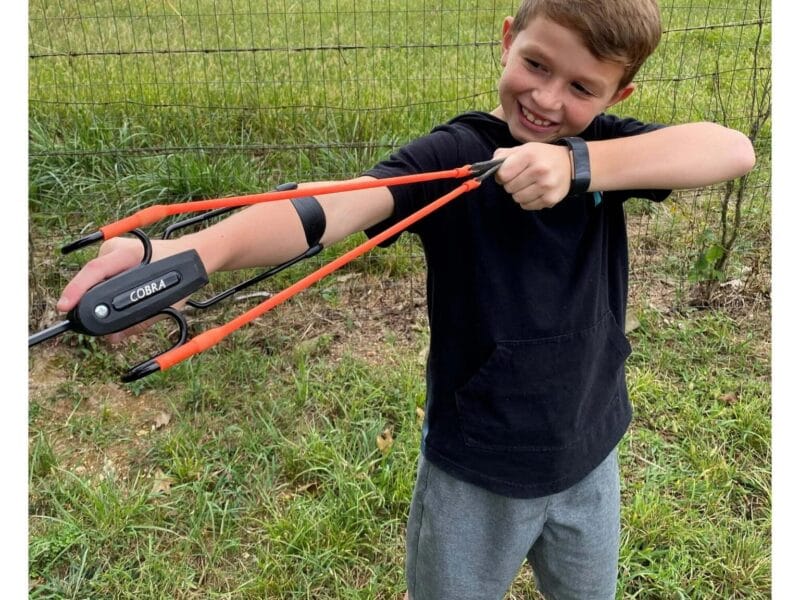 Barnett 16043 Cobra Slingshot with Front Sight and Stabilizer