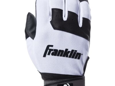 Franklin Sports Youth Flex Batting Glove Black/White Youth Large