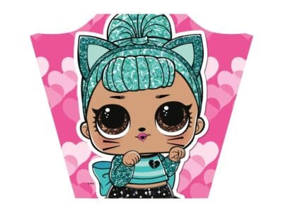 X Kites SuperSled LOL Surprise! Ripstop Nylon Frameless Parafoil Kite, 32 Inches Wide