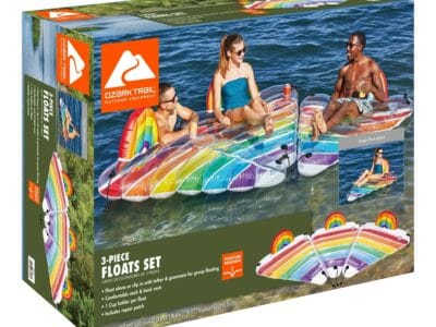 Ozark Trail Inflatable Unisex 3-Piece Rainbow Multi-Color