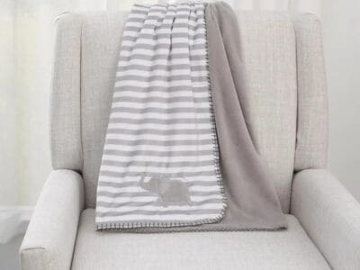 Child of Mine by Carter’s Appliqued Elephant Blanket