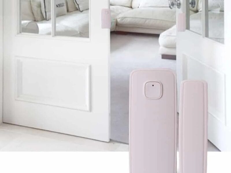 Home Door/Window Detector WiFi App Notification Alerts Battery Operated Home Security Sensor Work with Alexa Echo Google Home