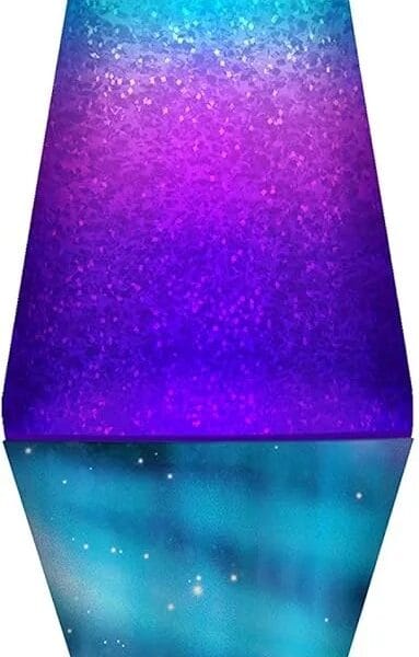 Lamp 2160 LVA2160 Colormax Northern Lights, 14.5-inches, Glitter with Clear Liquid and Decal Base
