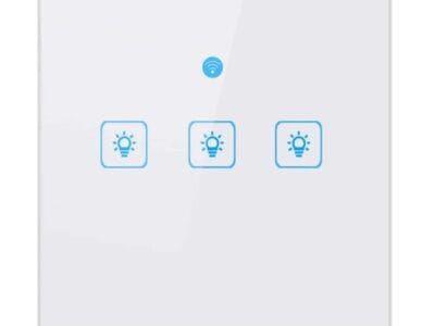 WS EU 03 EWeLink APP Touch Control 2A 3 Gangs 3 Ways Tempered Glass Panel Smart Wall Switch AC 90V 250V EU Plug