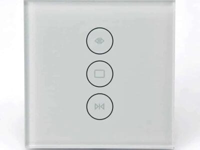 EU wifi smart touch curtain switch voice control by Alexa and Google phone control For Electric curtain motor