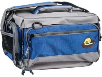 Plano Synergy Softsider Tackle Systems Tackle Box, Medium, Grey / Blue