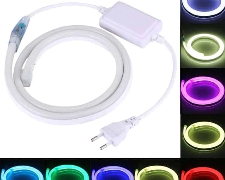 1m 16-18W 3000-3600LM RGB Rope Light with Manual Control