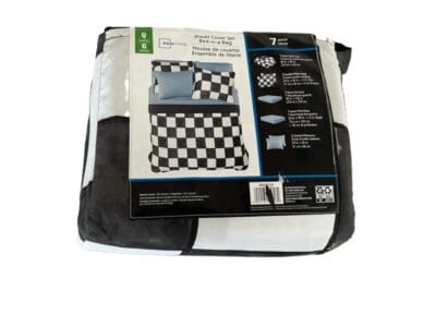 Mainstays Queen Duvet Cover Set Bed in a Bag 90″ x 102″ 7 pieces