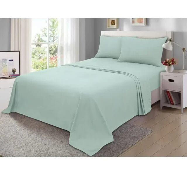 Mainstays Kids Sheet Set , Twin/Twin XL 66″ x 96″ Teal Cloud, 3 Piece