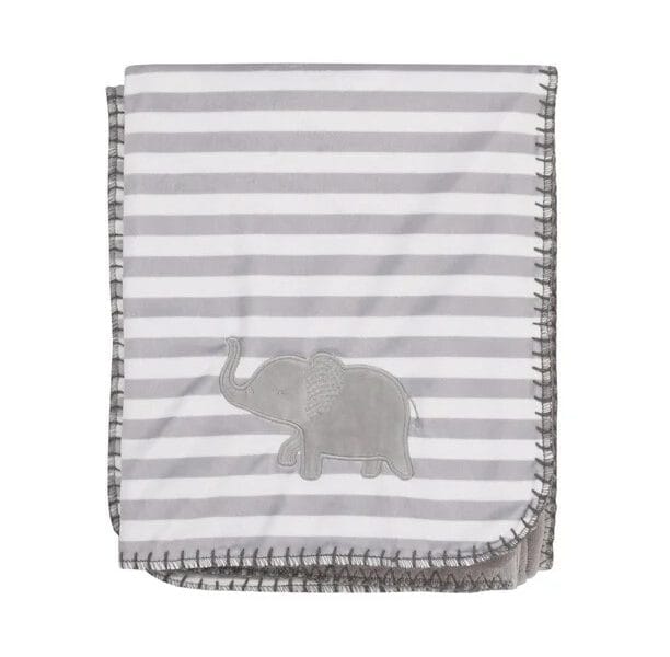 Child of Mine by Carter’s Appliqued Elephant Blanket