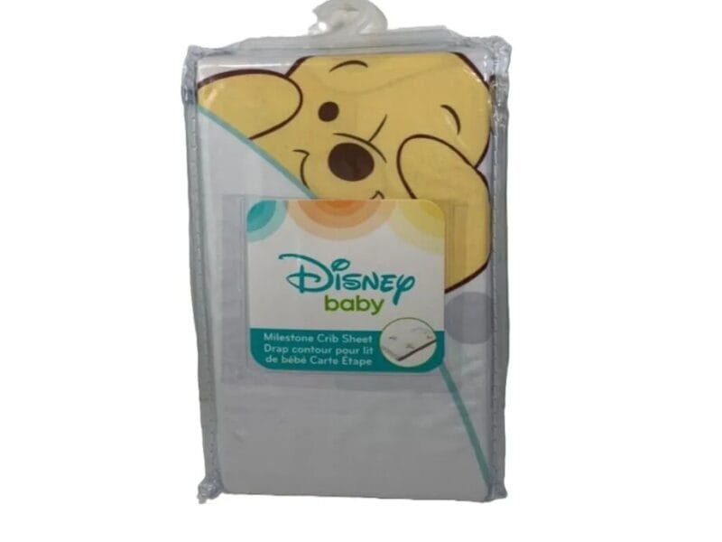 Disney Baby Milestone Crib Sheet – Winnie the Pooh NIP