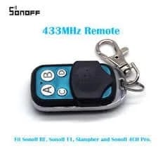 Sonoff Control Key 433MHz Remote Control 4-Channel Wireless Smart RF Control Electric Gate Door Smart Remote Fob Controller