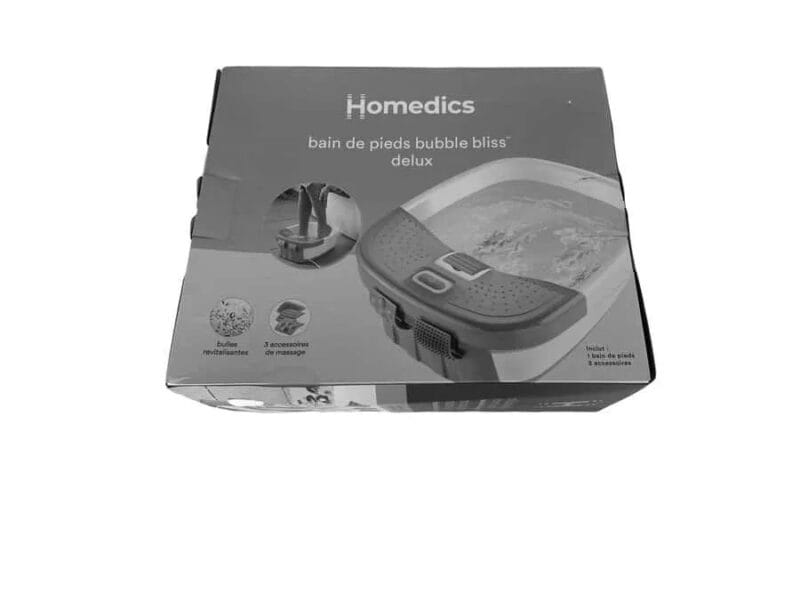HoMedics Bubble Bliss Deluxe Foot Spa with Heat Massaging Arch Massage NEW