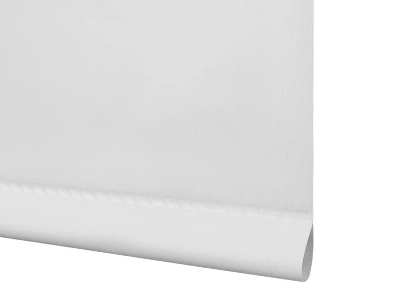 Mainstays Tear-to-Fit Blackout Vinyl Roller Shade White 55-1/4″ x 66″