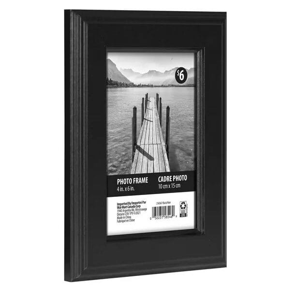 Swift Black Picture Frame 4″ x 6″