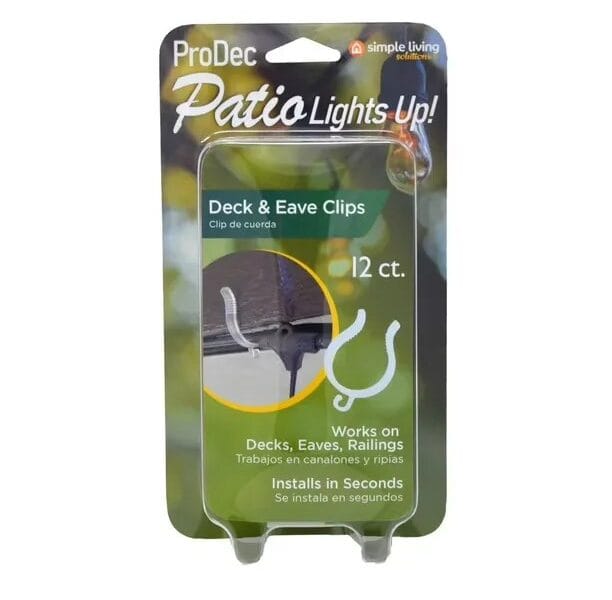 Simple Living ProDec Solutions Deck and Eave Clips (12ct)