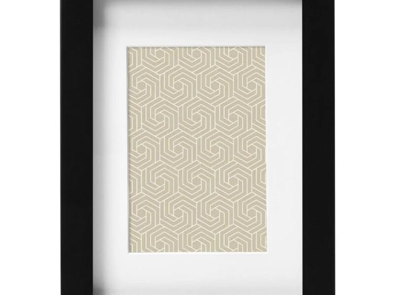 Hometrends Gallery Black Picture Frame 5 x 7″ to 3½ x 5″