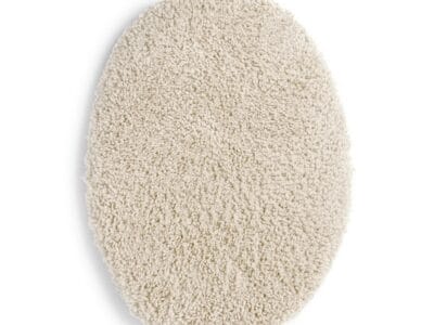 Mainstays Basic Polyester 13″ x 16″ Toilet Lid Cover, Tan