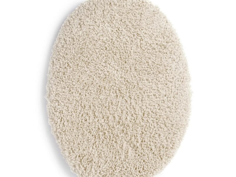 Mainstays Basic Polyester 13″ x 16″ Toilet Lid Cover, Tan