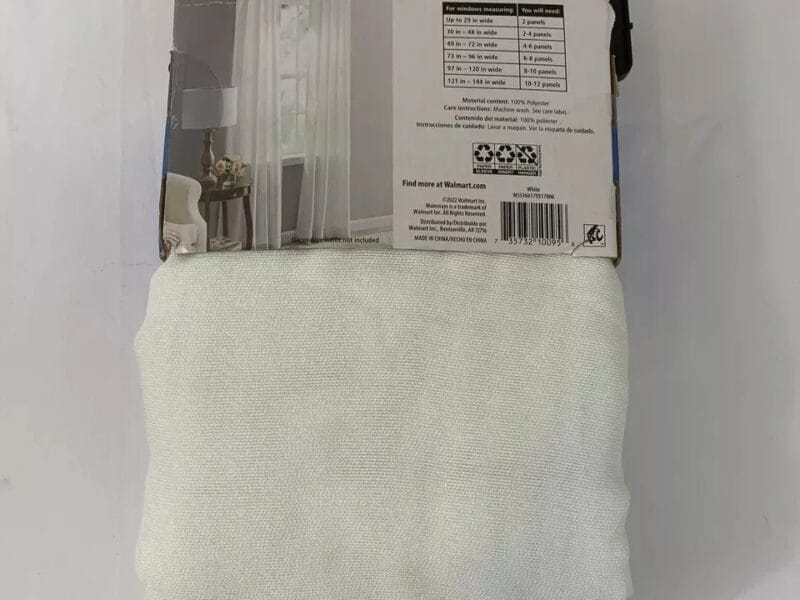 MAINSTAYS 2 Panels 84-Inch Tab Top