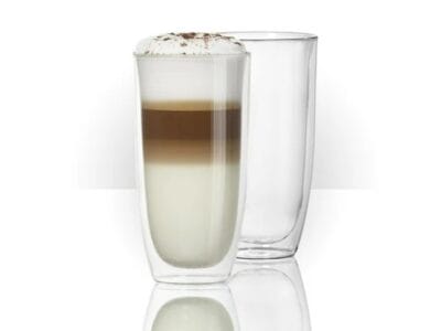 SET OF 2 DUETTO DOUBLE WALL HIGH BALL GLASSES TRUDEAU – 17 OZ