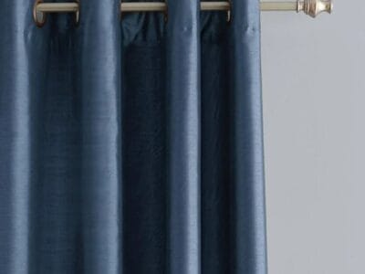 Hometrends Faux Silk Grommet Room Darkening Window Panel, 1 panel, 84″ H