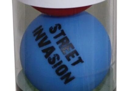 Assorted Colored Hockey Ball Tin – Indoor Outdoor Sports Hockey Gear