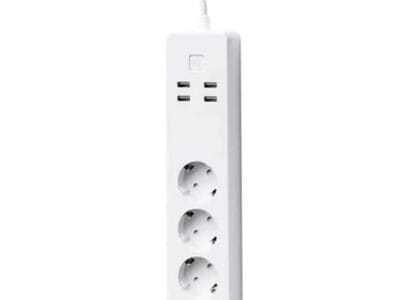 WiFi Remote Control Smart Power Socket Works with Alexa & Google Home 4 x USB Ports + 3 x EU Plug Jack Cable Length: 1.8m AC 90-265V EU Plug