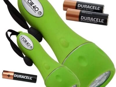 Fox 40 2-Pack LED Flash Outdoor Paddle Marine Safety Alert Free Batteries