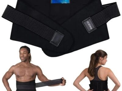 GoZone Hot/Cold Dual Back Support – Black