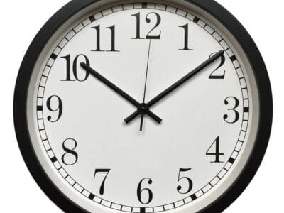 Hometrends 14” Wall Clock, 14” diameter