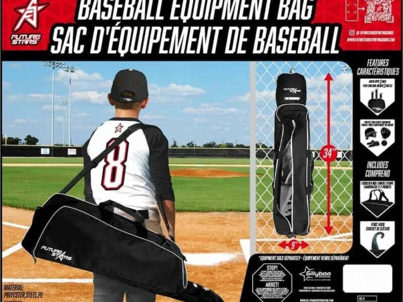FS Baseball Player Equipment Bag – Black