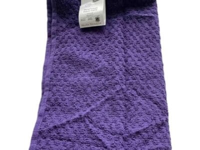 Mainstays 100% Cotton Hand Towel, Super Soft and highly absorbent Basic Solid Premium Hand Towel for Bathroom, Hotels, Spa and Gym