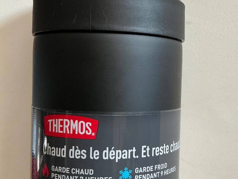 THERMOS. Starts hot. Stays hot. 7 HOURS VIE 9 HOURS HOT COLD FOOD JAR Vacuum insulated double wall stainless steel