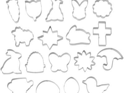Wilton Easter Cookie Cutters Set, 18-Count Tub