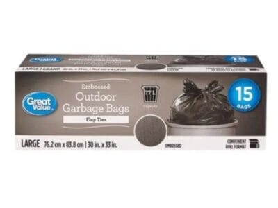 Great Value Outdoor Garbage Bags 1Ea