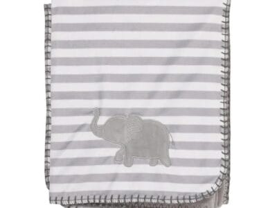 Child of Mine by Carter’s Appliqued Elephant Blanket