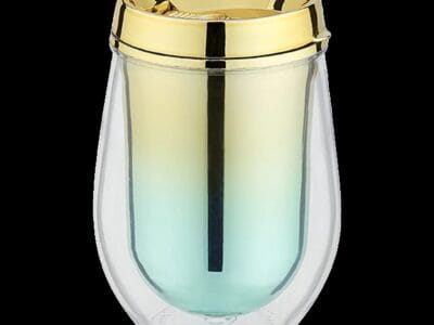 Ombre Assorted Stemless Wine Tumblers Blush -Green